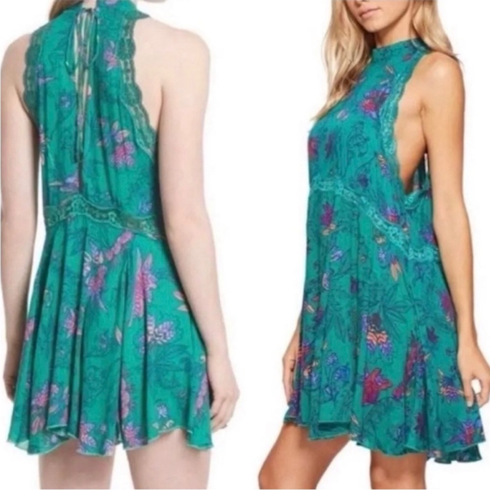 Intimately Free People- she moves floral mini slip dress